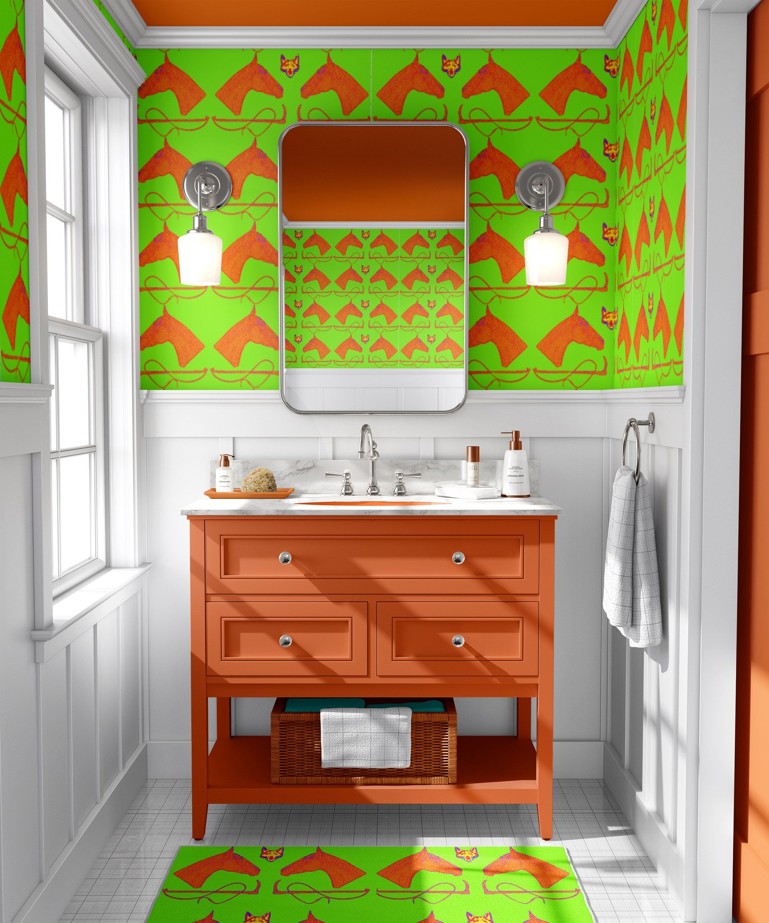 MILLBROOK IN KIWI WALLPAPER - Middy N' Me