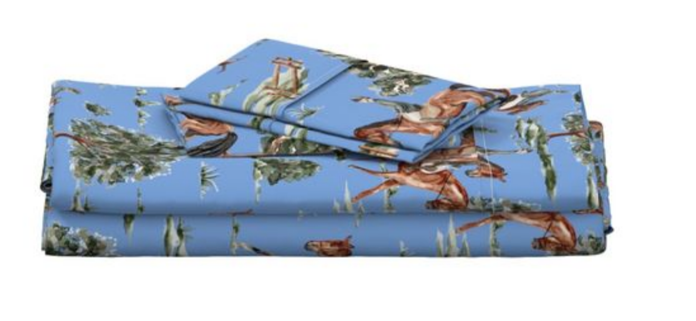 RIVER ROAD DUVET IN CORNFLOWER