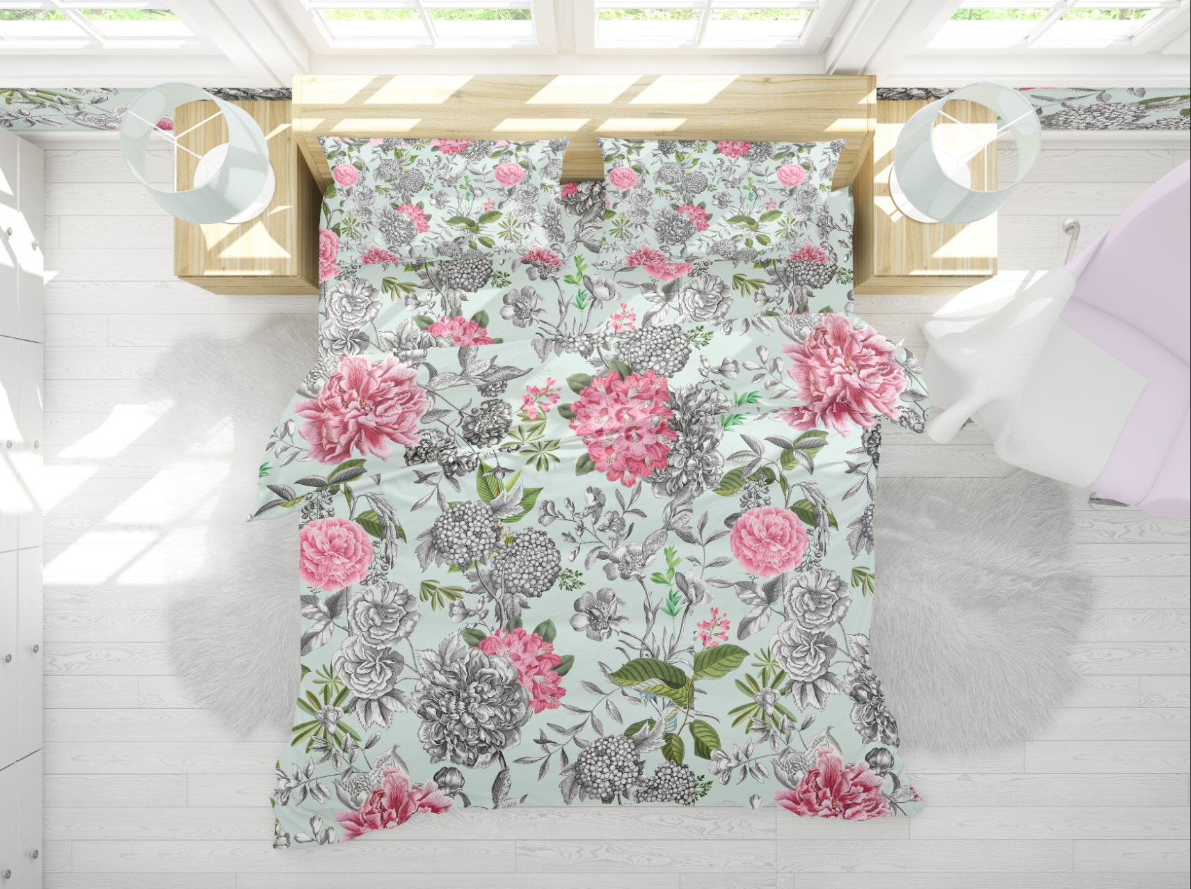 KATHARINE DUVET IN MIST