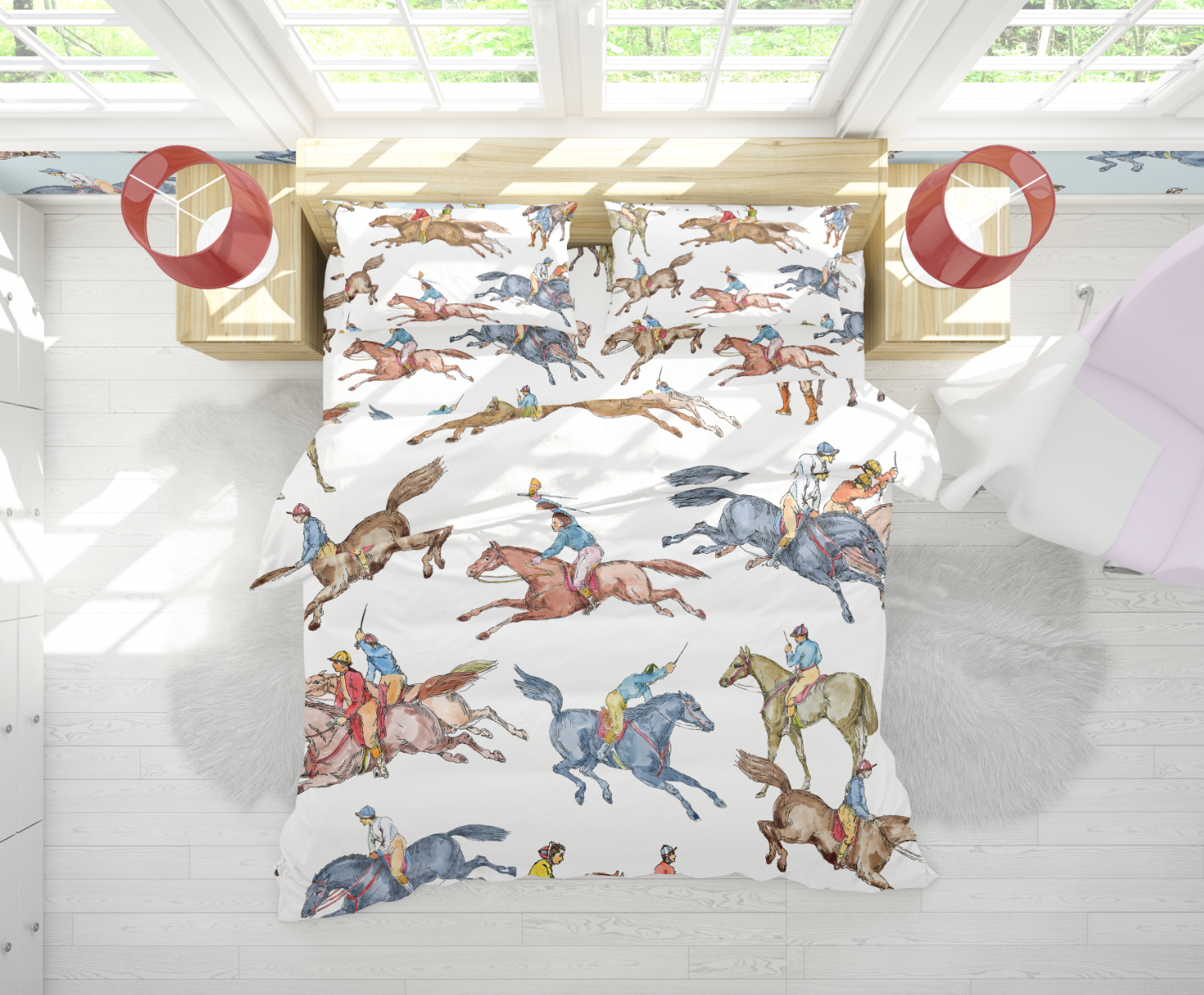 CHELTENHAM DUVET IN WHITE