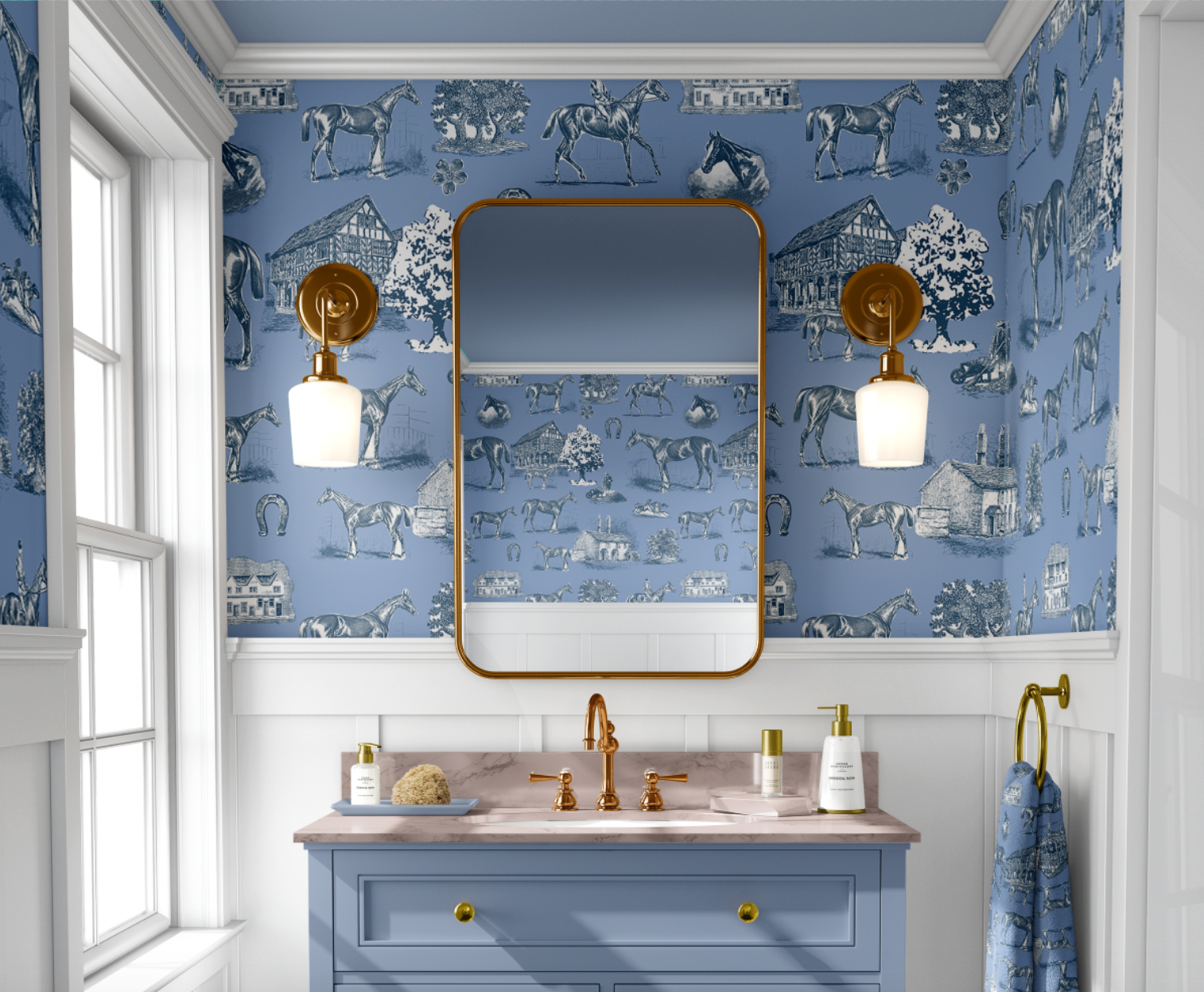 COUNTRY LIVING IN INDIGO