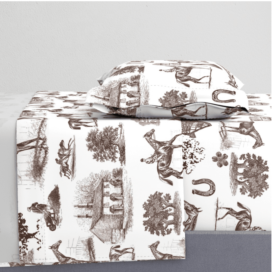 COUNTRY LIVING DUVET IN ESPRESSO