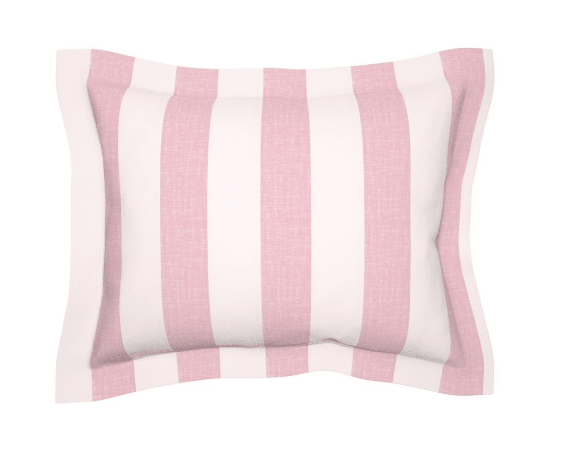 CABANA STRIPE DUVET IN PINK