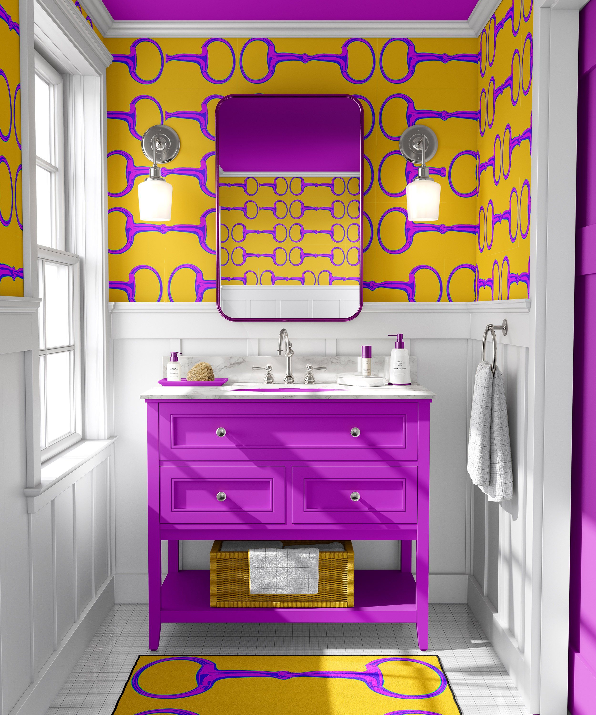 SUMMER SNAFFLES IN PINEAPPLE WALLPAPER - Middy N' Me