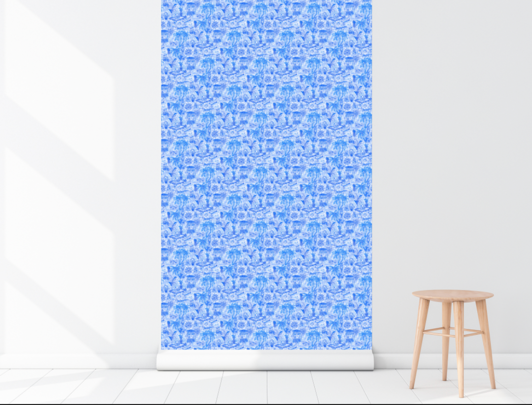 SAPPHIRE CAY WALLPAPER - Middy N' Me