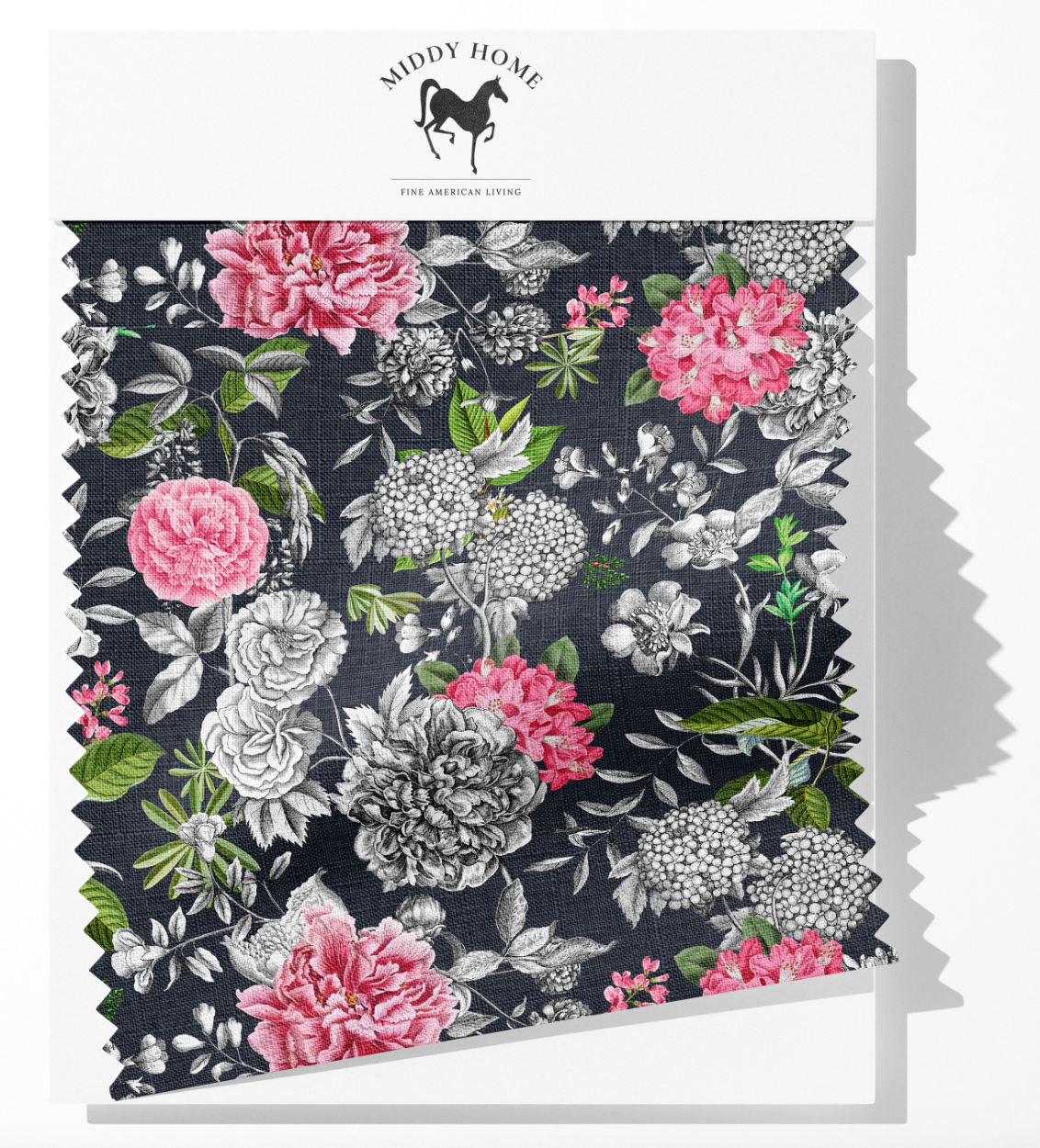KATHARINE FABRIC ON MIDNIGHT