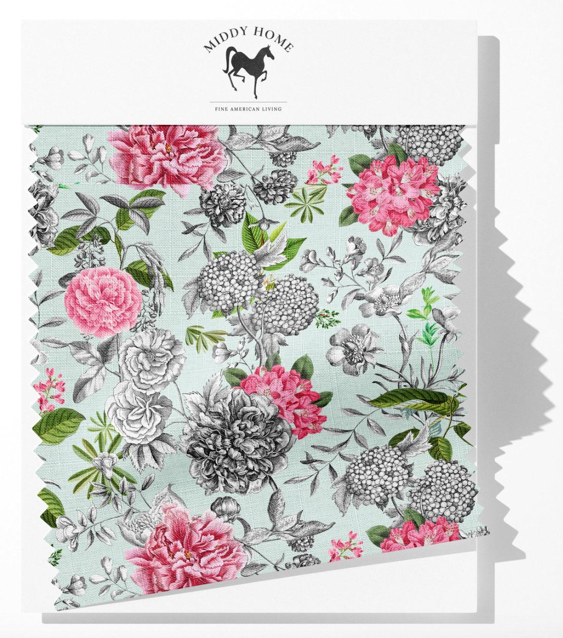 KATHARINE FABRIC ON ROBINS EGG