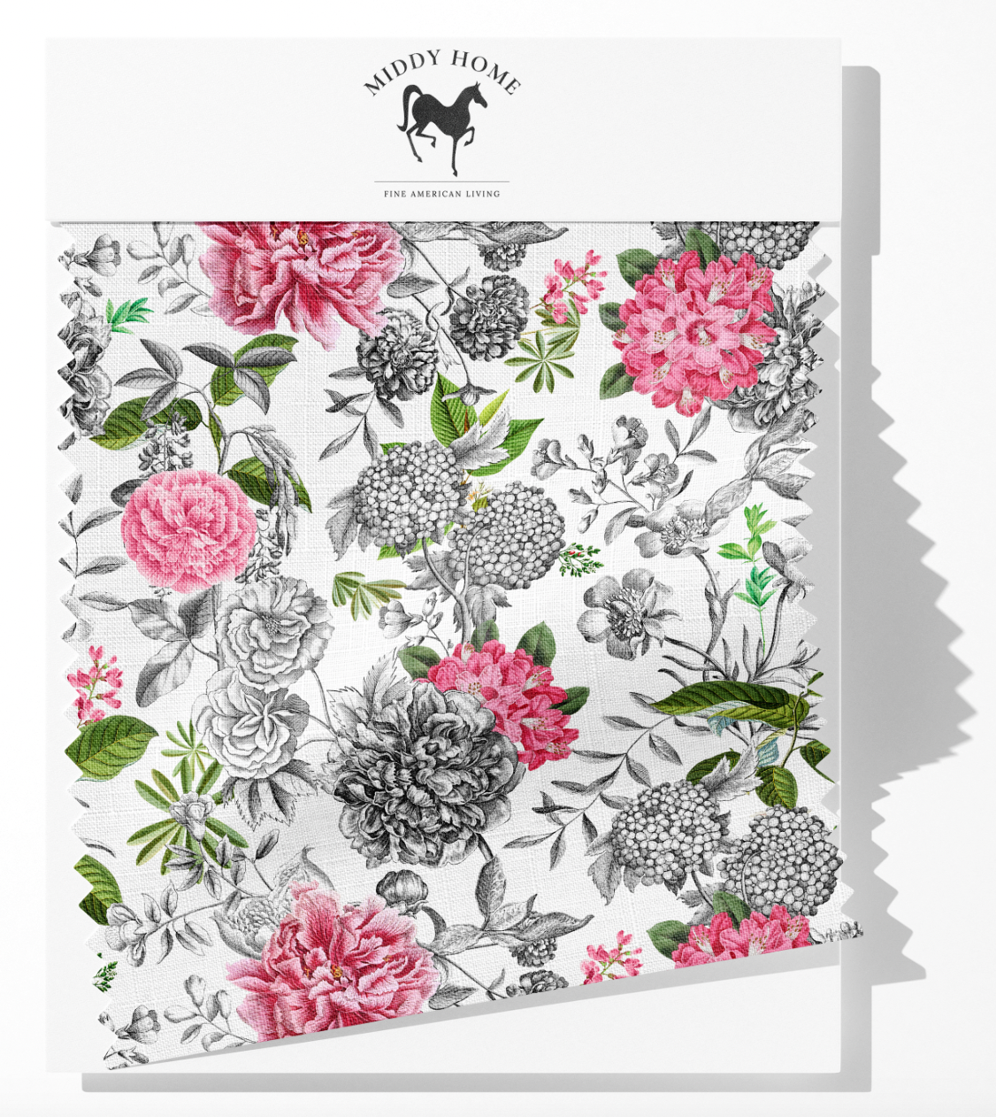 KATHARINE FABRIC ON WHITE