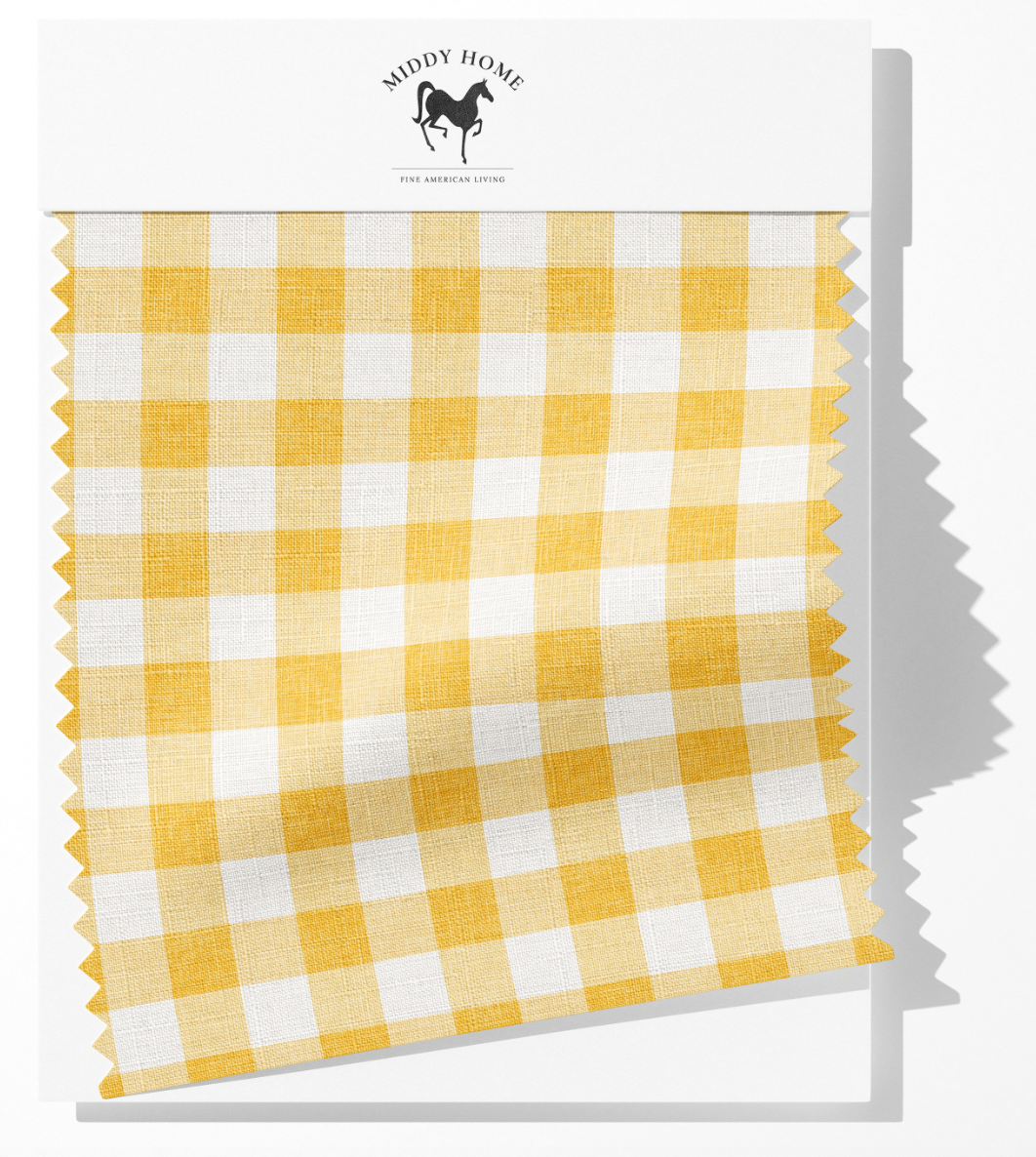 1" INCH GINGHAM IN SUNFLOWER
