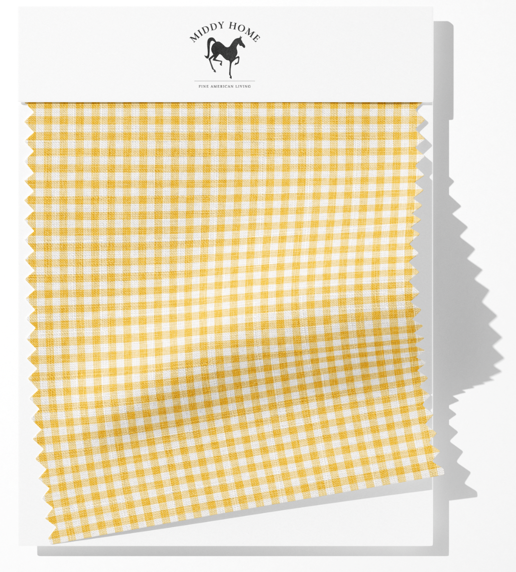 1/8" INCH GINGHAM IN SUNFLOWER