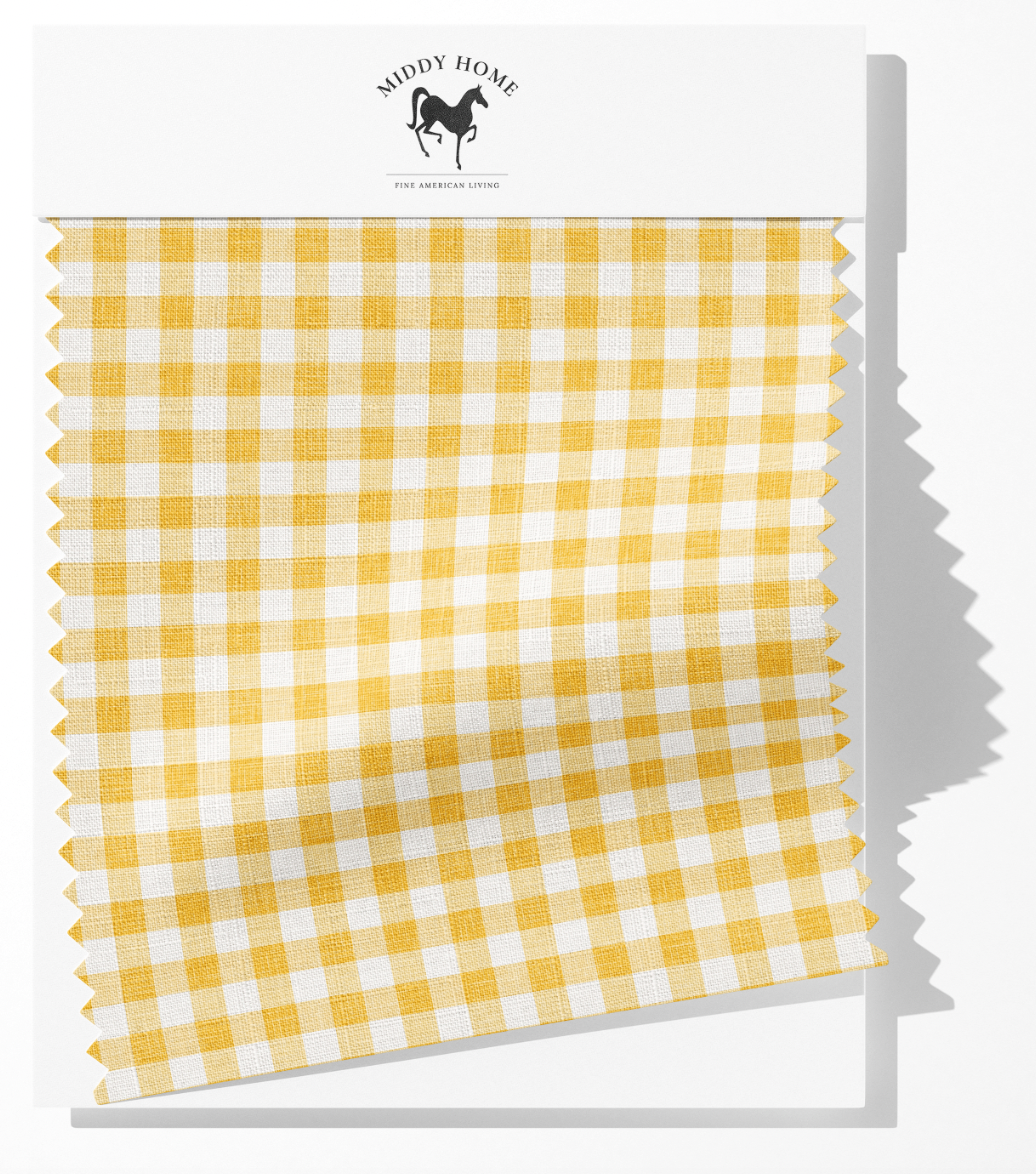 1/8" INCH GINGHAM IN SUNFLOWER