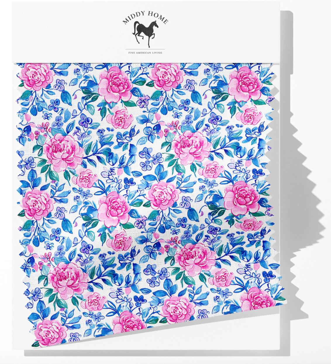 MADELINE FABRIC IN PINK & BLUE
