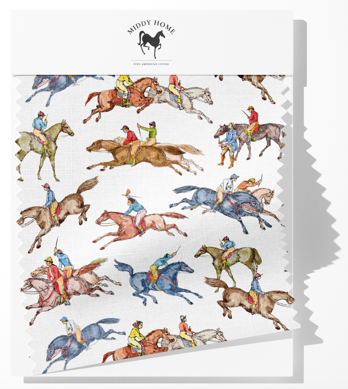 CHELTENHAM FABRIC ON WHITE