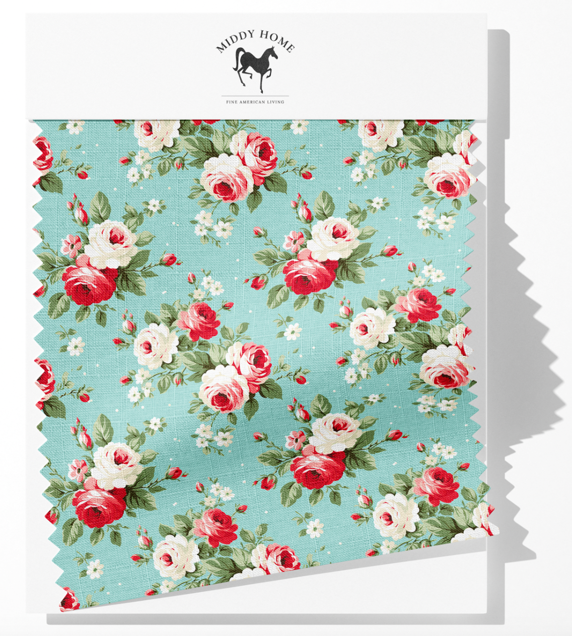 HARTFORD FABRIC IN AQUA