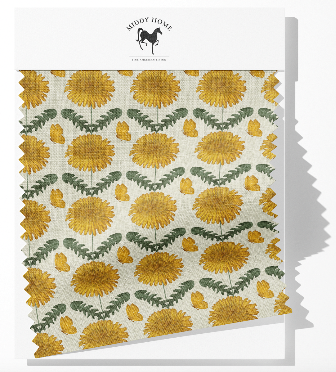 SUMMER'S HERE FABRIC IN DANDELION