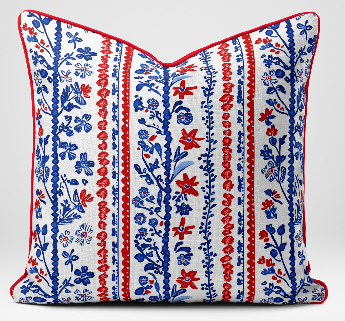SMALL TOWN STRIPE PILLOW IN JULY