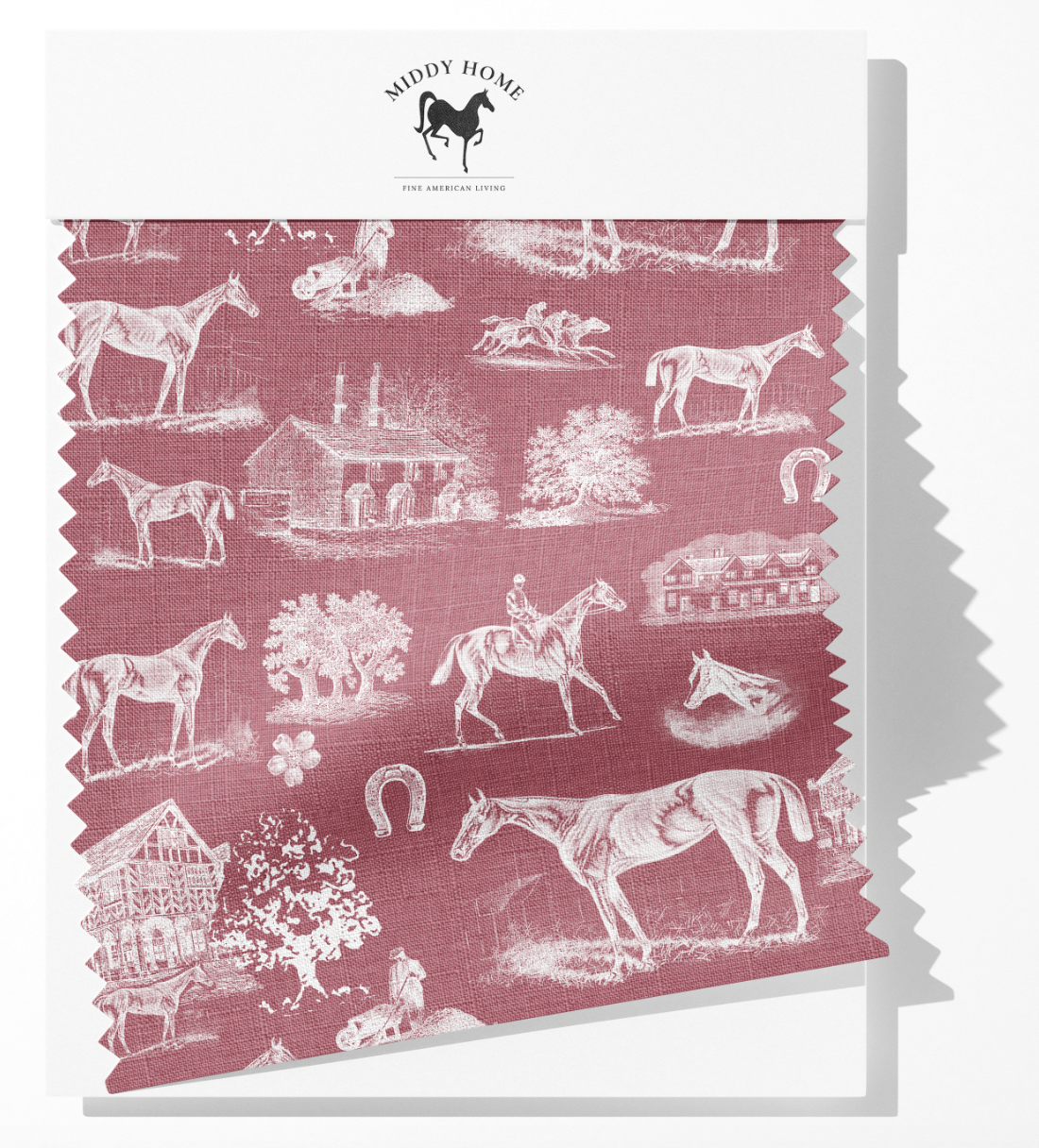 COUNTRY LIVING FABRIC IN ROSE