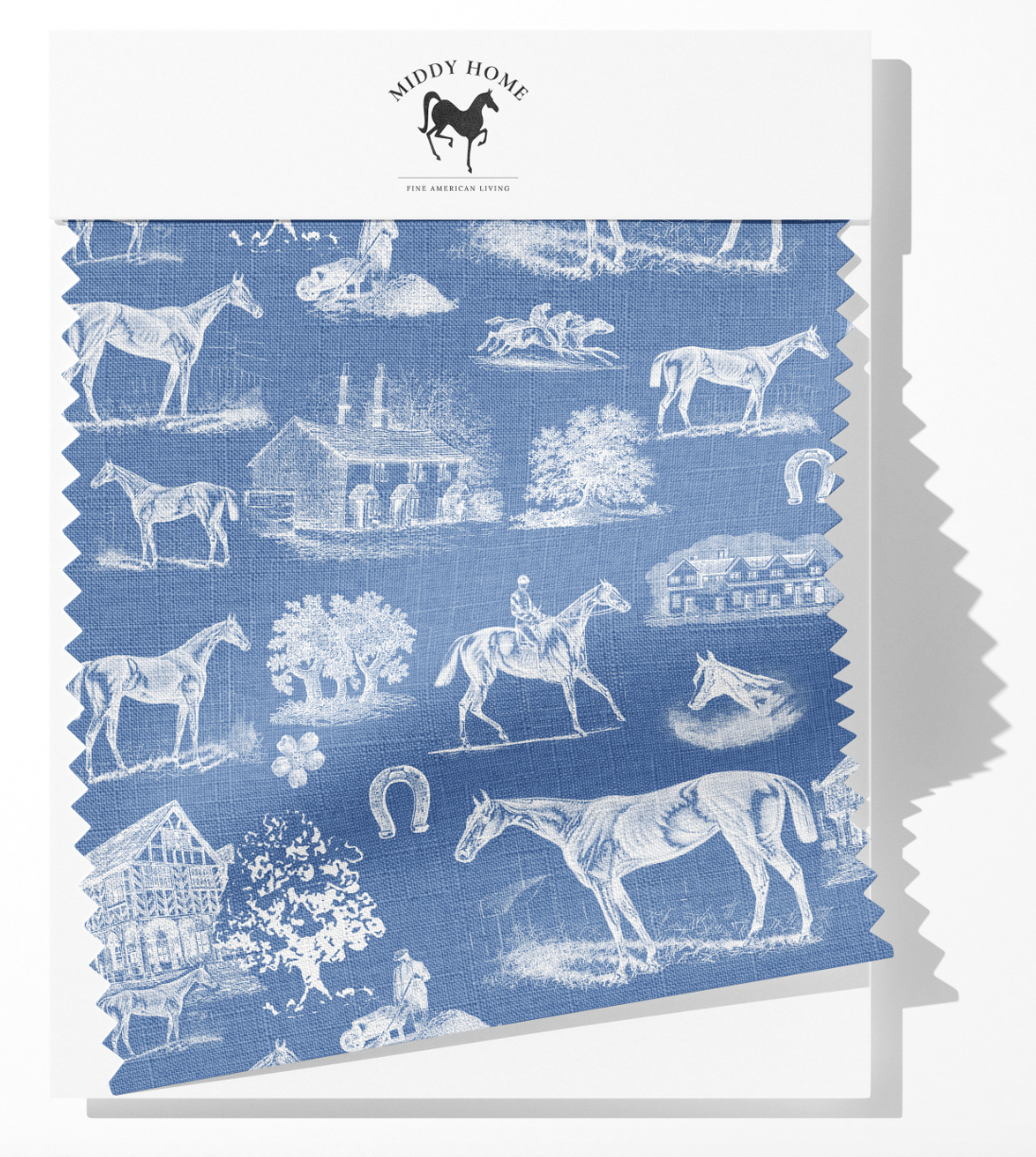 COUNTRY LIVING FABRIC IN WEDGEWOOD