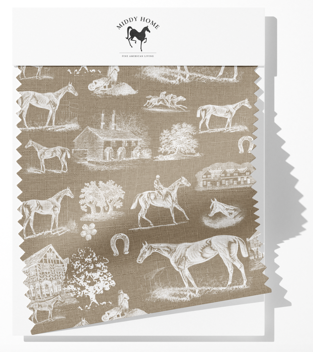 COUNTRY LIVING FABRIC IN MOCHA