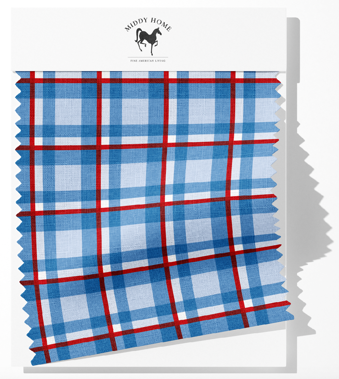 COUNTRY PLAID IN RED WHITE & BLUE