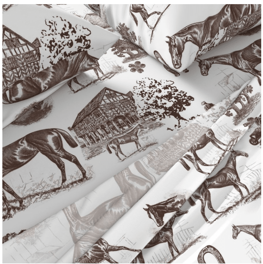 COUNTRY LIVING DUVET IN ESPRESSO