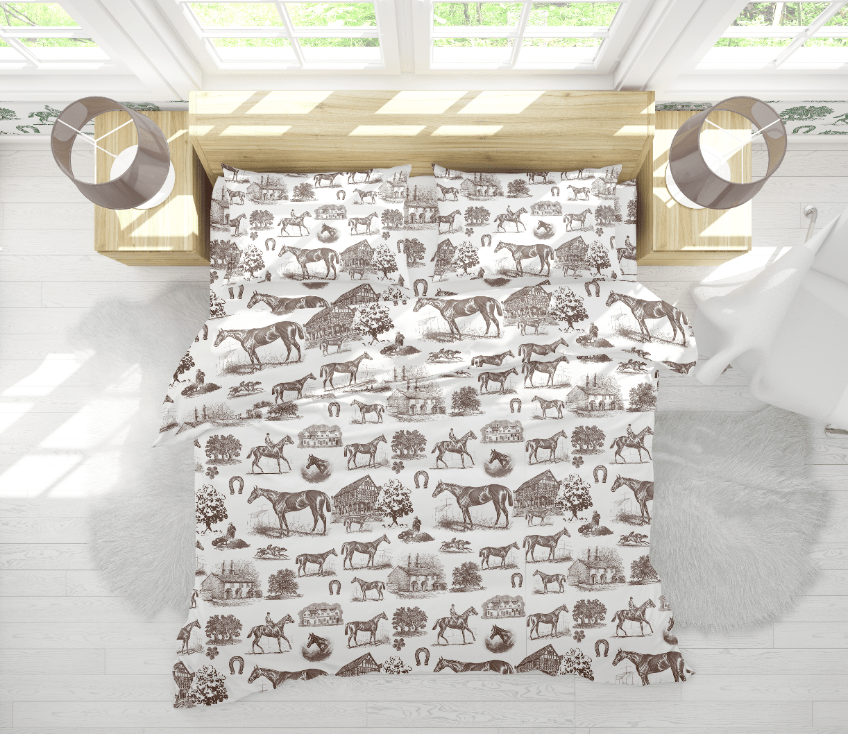 COUNTRY LIVING DUVET IN ESPRESSO