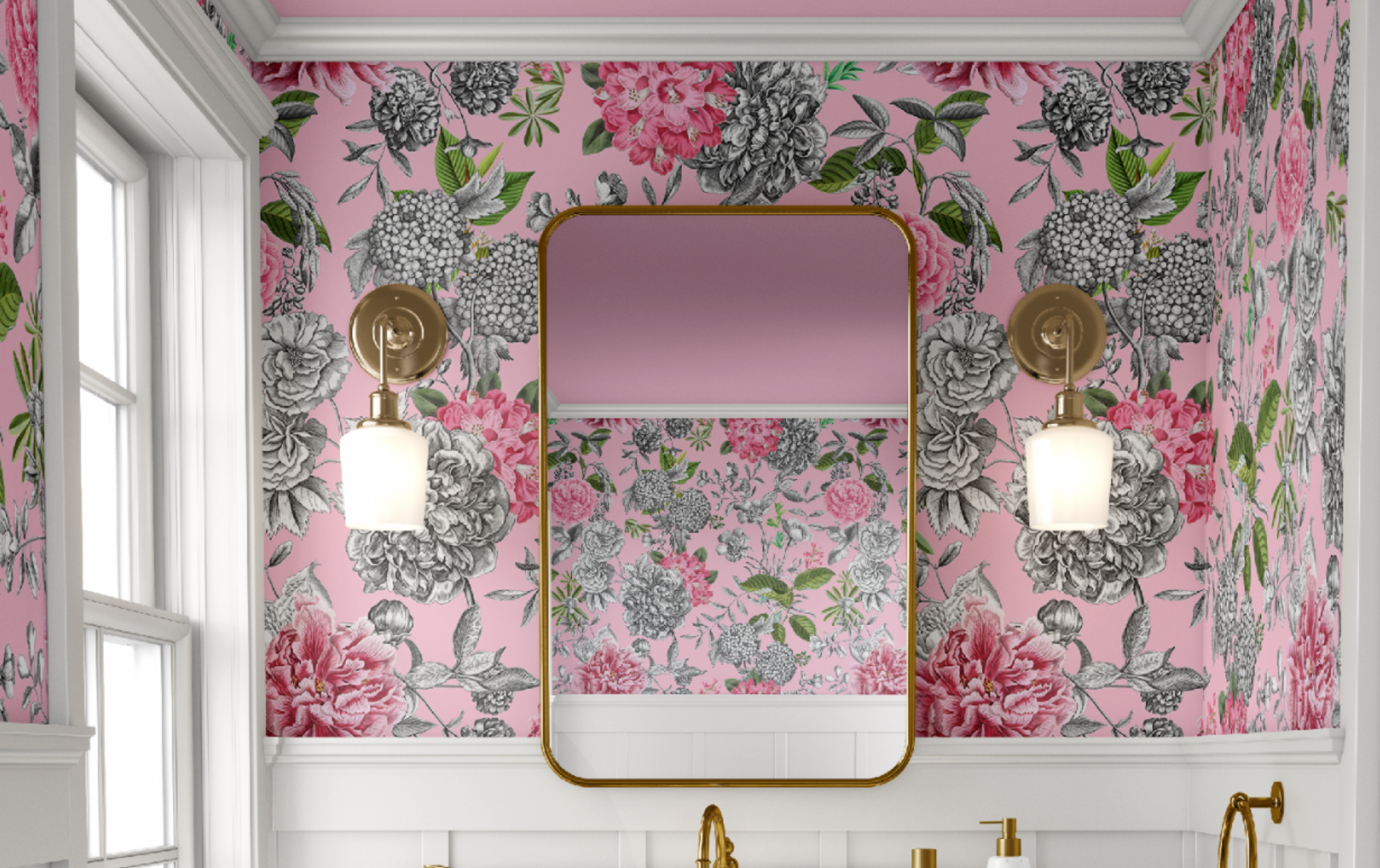 KATHARINE WALLPAPER IN PEONY
