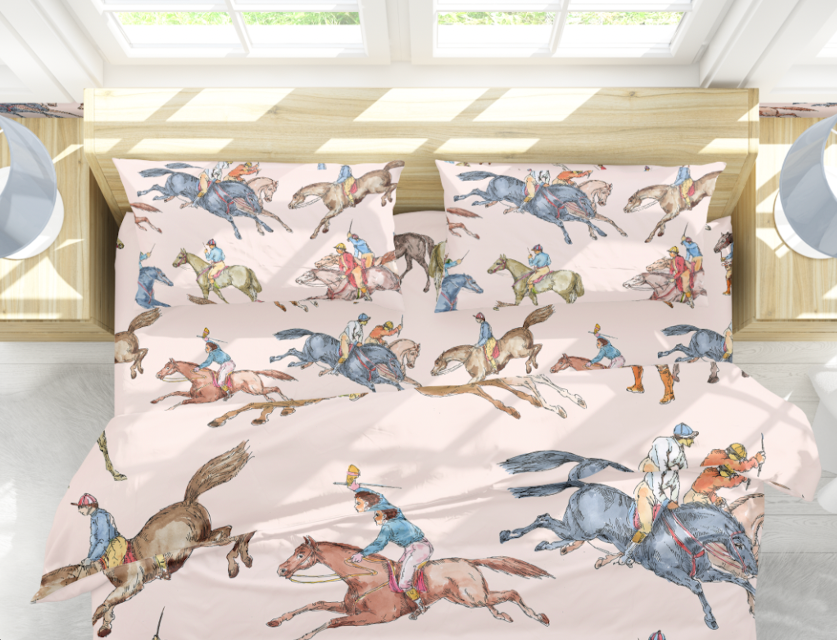 CHELTENHAM DUVET IN BLUSH