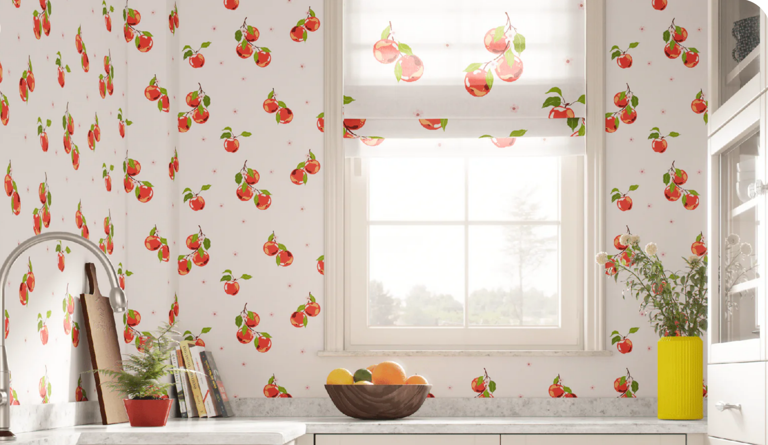 SWEET JANE IN HONEY CRISP WALLPAPER
