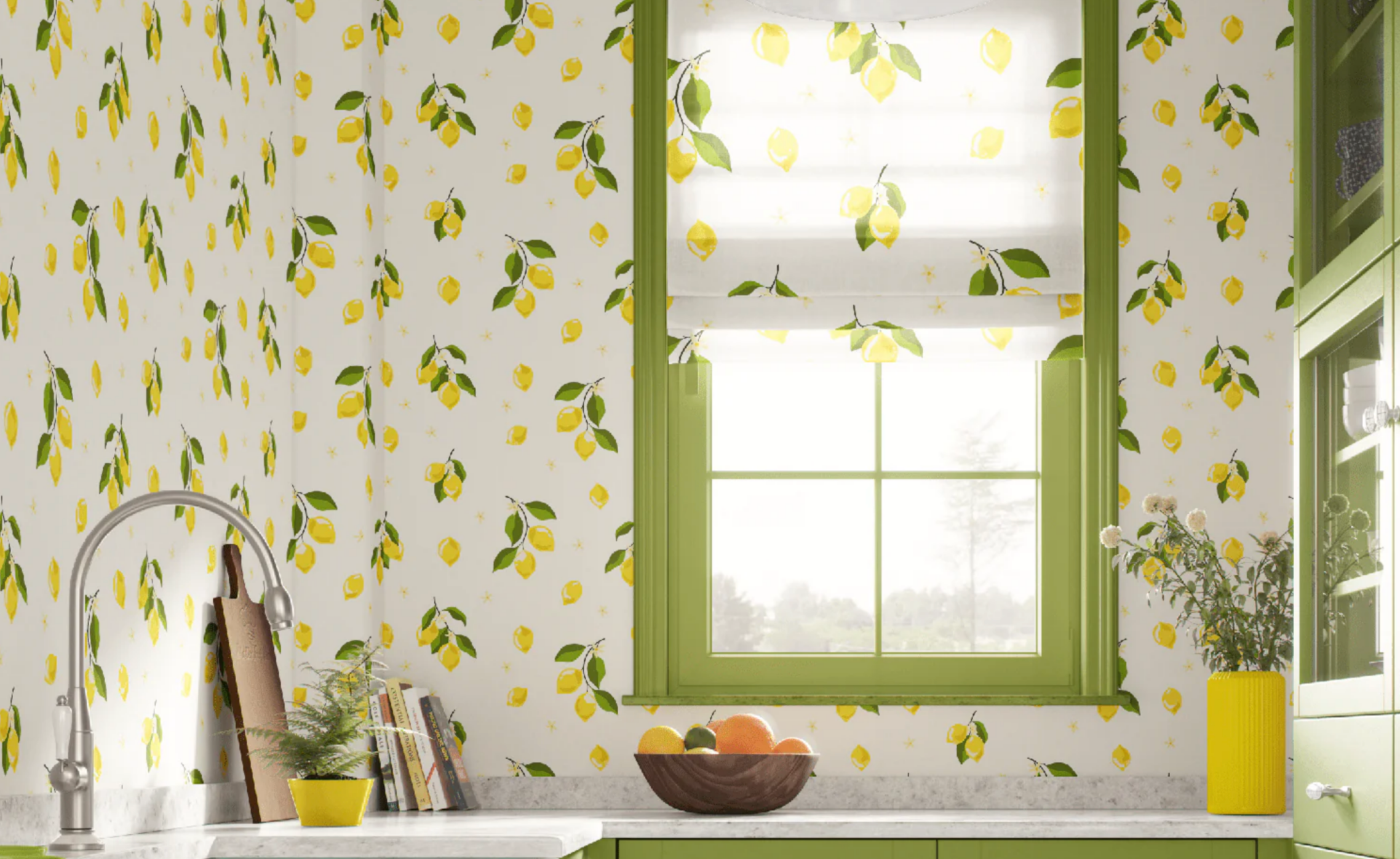 SWEET JANE IN LEMONY WALLPAPER