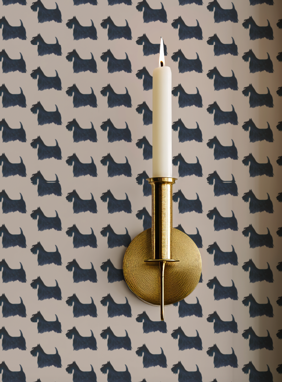 SCOTTIE LOVE IN INDIGO